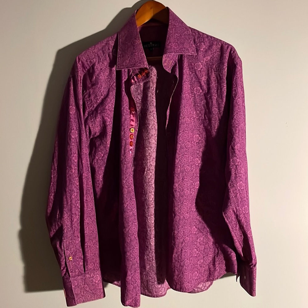 Bertigo long sleeve button up size 5 fits like a l-xl